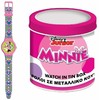 Laikrodis kūdikiams Minnie Mouse MINNIE - TIN BOX Ø 33 mm
