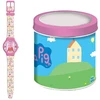 Laikrodis kūdikiams Peppa Pig PEPPA PIG - TIN BOX Ø 33 mm