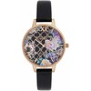 Laikrodis OLIVIA BURTON OB16GD55. Kwarcowy, Kolor juoda. Kobieta.