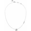 Biżuteria GUESS JUBN04646JWRH. Naszyjnik, Kolor pilka. Kobieta.
