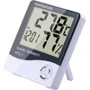 Elektroninis LCD termometras su laikrodžiu ir data