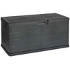 Sodo dėžė su dangčiu 340L Progarden 118x59x57cm pilka