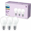 Signify Philips LED classic Lampa 60W E27 Ciepła biel 806lm matinė 3er P