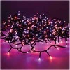El. lauko girlianda LUMINEO Primary Tree, 500 LED, 3,6W, violetinės/oranžinės sp., 11 m