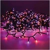 El. lauko girlianda LUMINEO Primary Tree, 750 LED, 3,6W, violetinės/oranžinės sp., 16 m