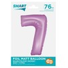 GoDan Folio balionas Smart Digit 7 levandų matinis 76cm Godan