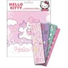 Lipdukų albumas „Hello Kitty“ vienaragio formos su 50 lipdukų
