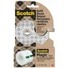 3M SCOTCH lipnios juostos dozatorius, nerūdijančio plieno + 2 x Magic™ juostos, 19 mm x 13,9 m, sidabrinės spalvos