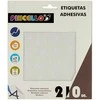Pincello Lipnios etiketės Balta Ø 25 mm (12 vnt.)