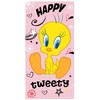 Looney Tunes Tweety vonios rankšluostis, paplūdimio rankšluostis 70x140cm (greitai džiūstantis)