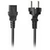 LANBERG maitinimo laidas CEE 7/7->IEC 320 C13 1,8 m tiesus VDE