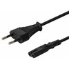 Maitinimo Laidas - SAVIO CL-100 1.8m IEC Type E C7 2.5A Juodas