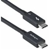 Kabelis USB StarTech Thunderbolt - Thunderbolt 0.8 m Juodas (TBLT5MM80CM240W)