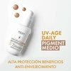 Vichy Capital Soleil UV-Age Daily Vanduo Fluid Medium SPF 50+ apsauginis veido fluidas su atspalviu, 40 ml