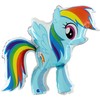 Mano mažasis ponis Rainbow Dash folijos balionas 84 cm
