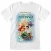 Marškinėliai su trumpomis rankovėmis The Little Mermaid Classic Poster Balta Abiejų lyčių
