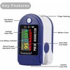 Pulse oximeter medical pulse rate monitorius