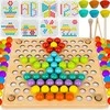 Dėlionė Kruzzel Wooden puzzle beads 22403