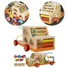 Wooden car sorter Kruzzel 22652