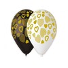 Meilės balionas „Auksinės širdelės“, 5 dalių 13 colių (33 cm)