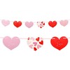 GoDan PAP GIRLAND 200CM HEARTS PATTERNS GO PBH
