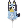 Mėlynai mielas mini folijos balionas 35 cm (WP)