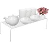 Reguliuojama metalinė lentyna 32-55,5 cm, balta