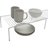 Reguliuojama metalinė lentyna 32-55,5 cm, balta
