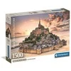 Miestai Mont-Saint Michel France 1500 dalių dėlionė Clementoni
