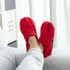 Mikrobangų krosnelėse šildomos šlepetės InnovaGoods Raudona