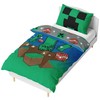 Minecraft Creeper Explode patalynės komplektas 140√π200cm, 70√π90cm