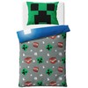 Minecraft Creeper Explode patalynės komplektas 140√π200cm, 70√π90cm