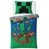 Minecraft Creeper Explode patalynės užvalkalas 140√π200cm, 80√π80cm