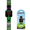 Laikrodis Kids Euroswan - Akcesoria licencyjne Kids Licensing LED laikrodžio Minecraft MIN4165 KiDS licencijavimas