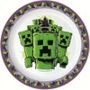 Minecraft filmo mikro vakarienės lėkštė