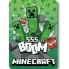 Minecraft SSS Boom vilnos antklodė 100x140cm