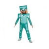 Minecraft Steve'o Diamondo kostiumas 3-4 metų vaikams