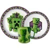 „Minecraft The Movie“ vakarienės rinkinys, mikroplastiko, su 390 ml puodeliu