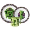 „Minecraft The Movie“ vakarienės rinkinys, mikroplastiko rinkinys su puodeliu, 265 ml