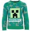 Minecraft Žalias vaikiškas megztinis 10 metų