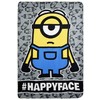 Minions Happy Face poliarinė antklodė 100x150 cm
