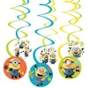 Minions Hooray juostelės dekoracijų 6 dalių rinkinys