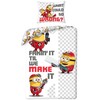 „Minions Make It“ patalynės komplektas 140–200 cm, 70–90 cm mikropluošto