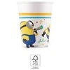 GoDan Popieriaus puodeliai Minionki 200 ml 8 vienetų Godan