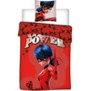 „Miraculous Ladybug Girl Power“ patalynės komplektas 140–200 cm, 63–63 cm mikropluošto