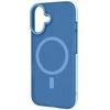 Dėklas Celly Magsuit MagSafe-kompatibelt skal iPhone 16 semi-transparent Blå