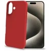 Dėklas Celly Cromo Soft rubber case iPhone 16 Röd