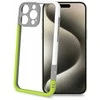 Dėklas Celly Bumper iPhone 16 Pro Max Vit/Limegrön