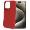 Dėklas Celly Cromo Soft rubber case iPhone 16 Pro Röd
