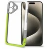 Dėklas Celly Bumper iPhone 16 Vit/Limegrön